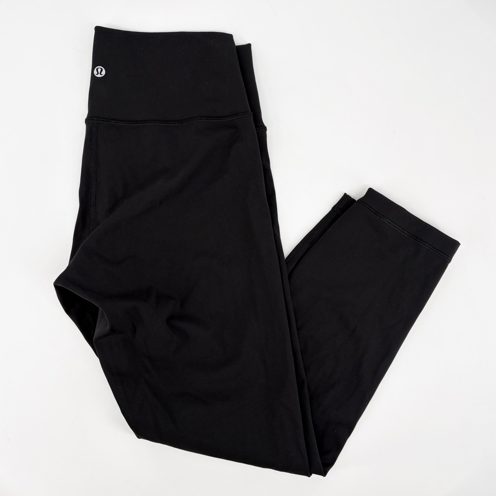 LULULEMON | Like New! Wunder Under Luxtreme Black Cropped Leggings | Sz 10 - Picture 3 of 12